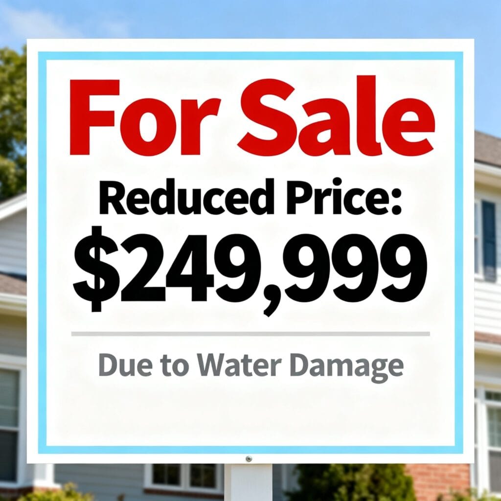 Property devaluation caused by water damage history Property devaluation caused by water damage history